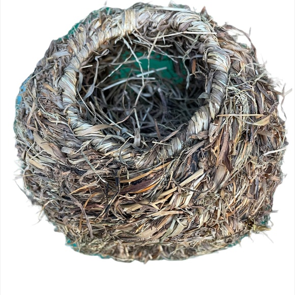 Vo-Toys Jumbo Grassy Roller Nest Super Pet Hut Natural Ball Hideaway Toy - Picture 2 of 2